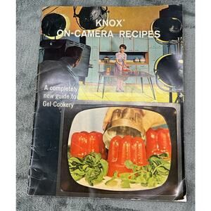 Knox On Camera Recipes 1963 Cookbook Gelatin Step by Step Photo Guide Jello mold